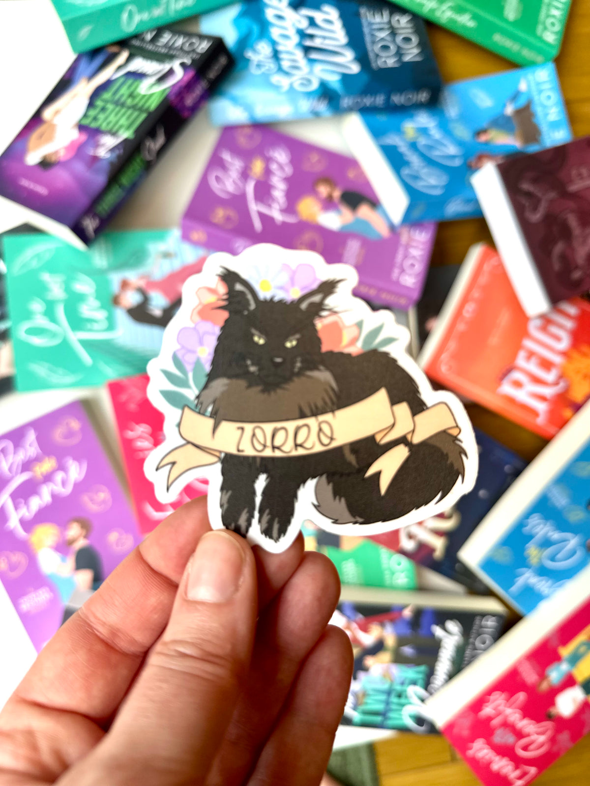 Zorro the Cat Sticker