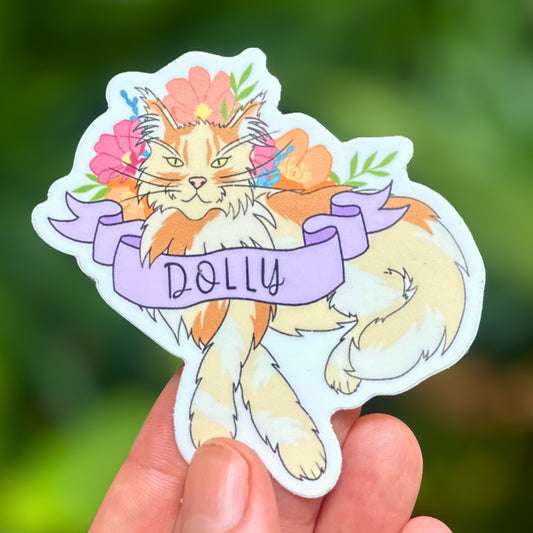Dolly the Cat Sticker